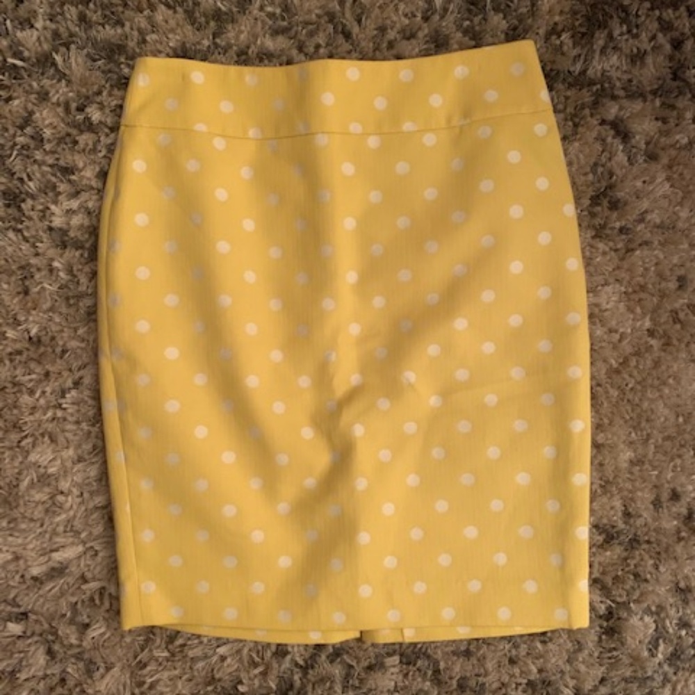 Ann Taylor Midi Polka Dot Skirt
